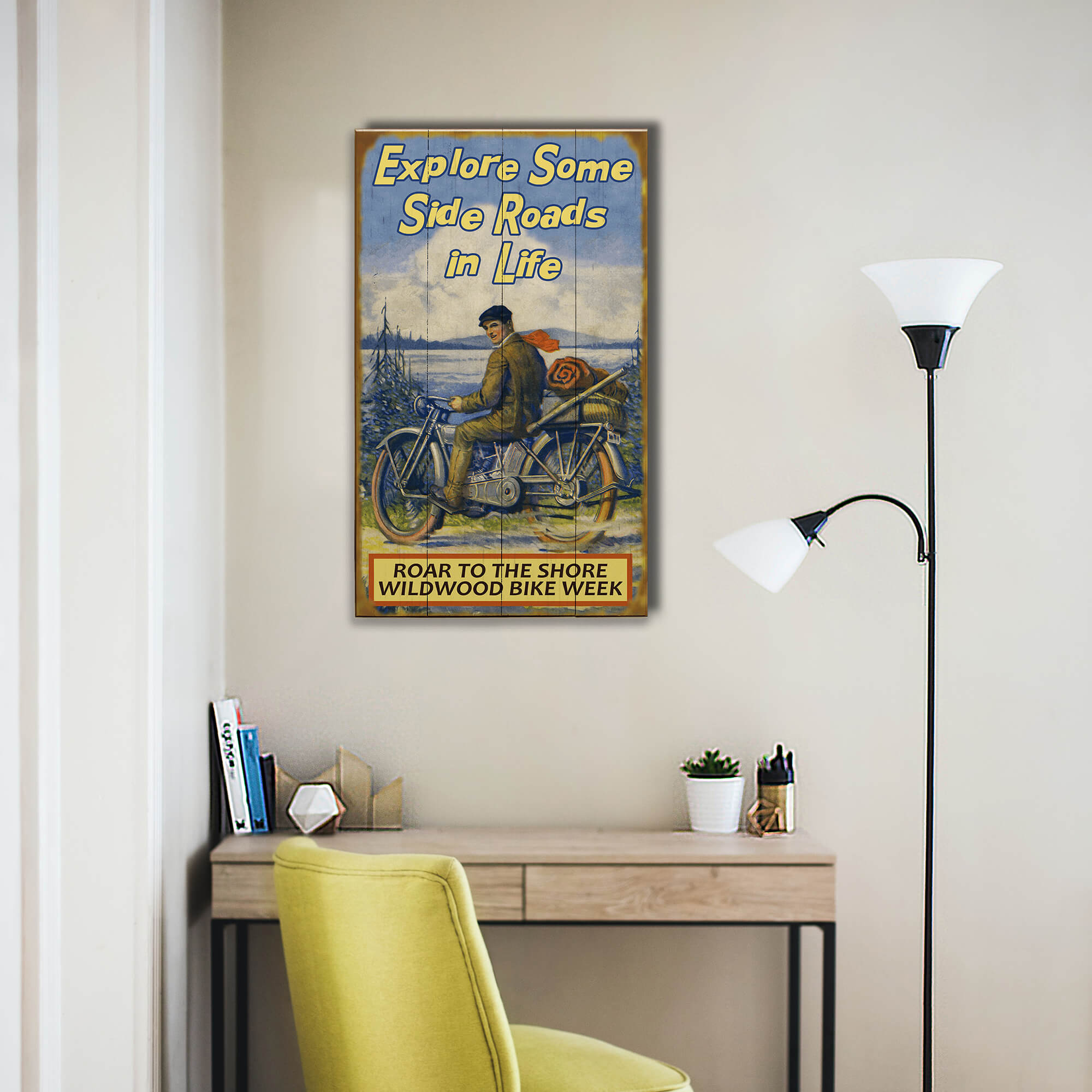 The Side Roads of Life - Wood & Metal Wall Art