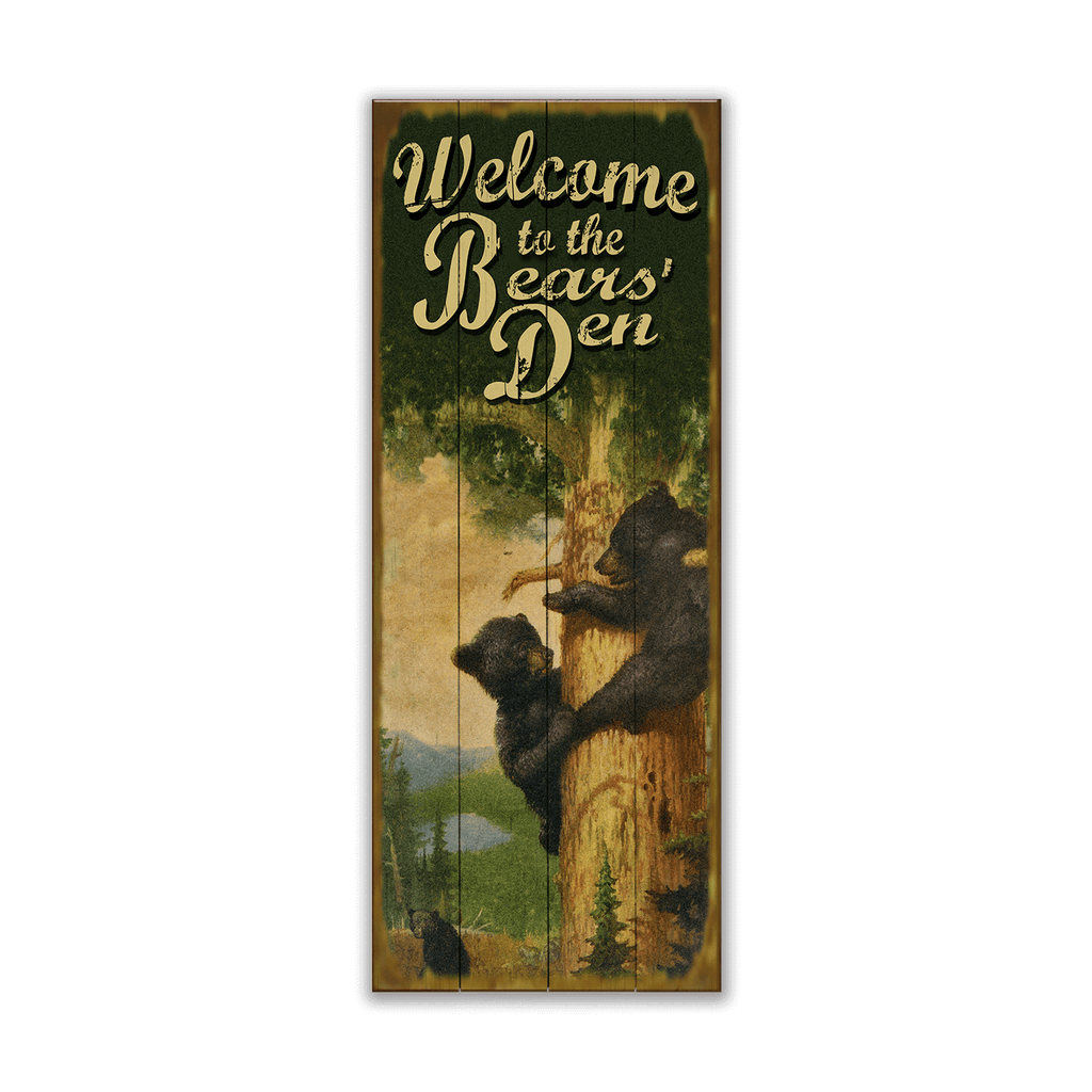 The Bears' Den: Generic - Wood & Metal Wall Art