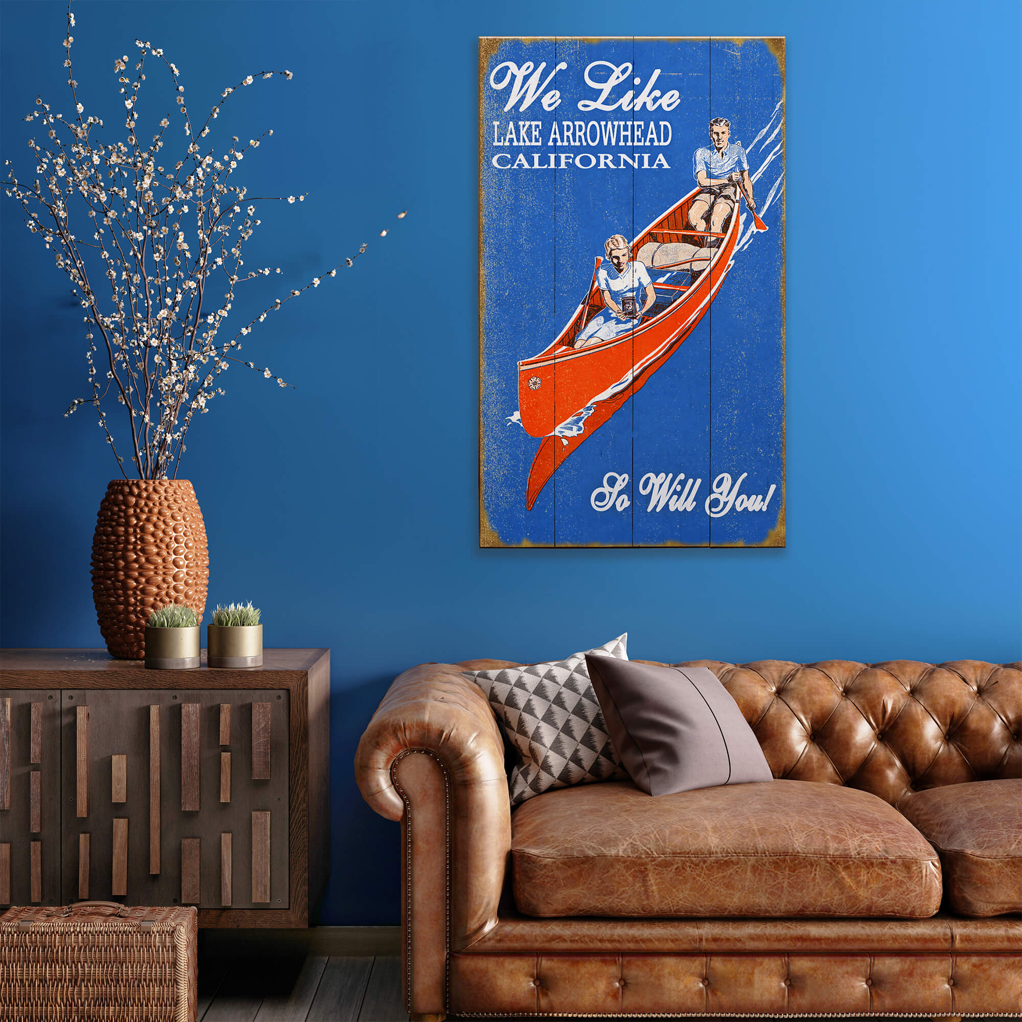 Leisure on the Lake - Wood & Metal Wall Art