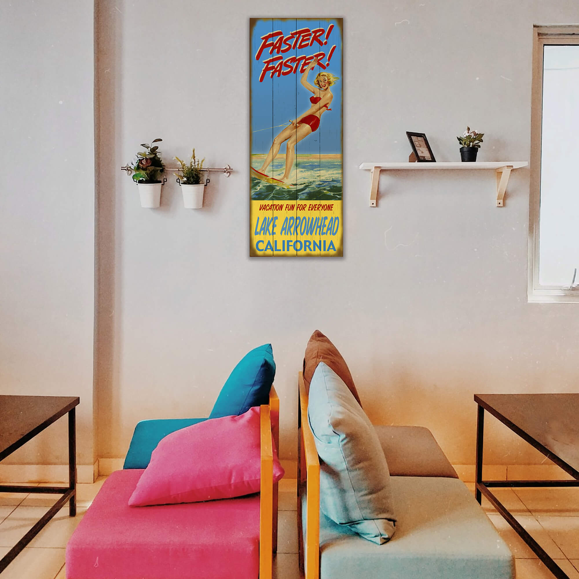 Vacation Fun for Everyone - Wood & Metal Wall Art