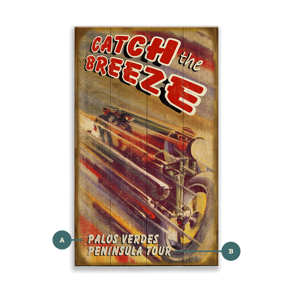 Catch the Breeze - Wood & Metal Wall Art