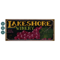 Lakeshore Winery - Wood & Metal Wall Art