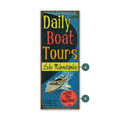 Daily Boat Tours - Wood & Metal Wall Art