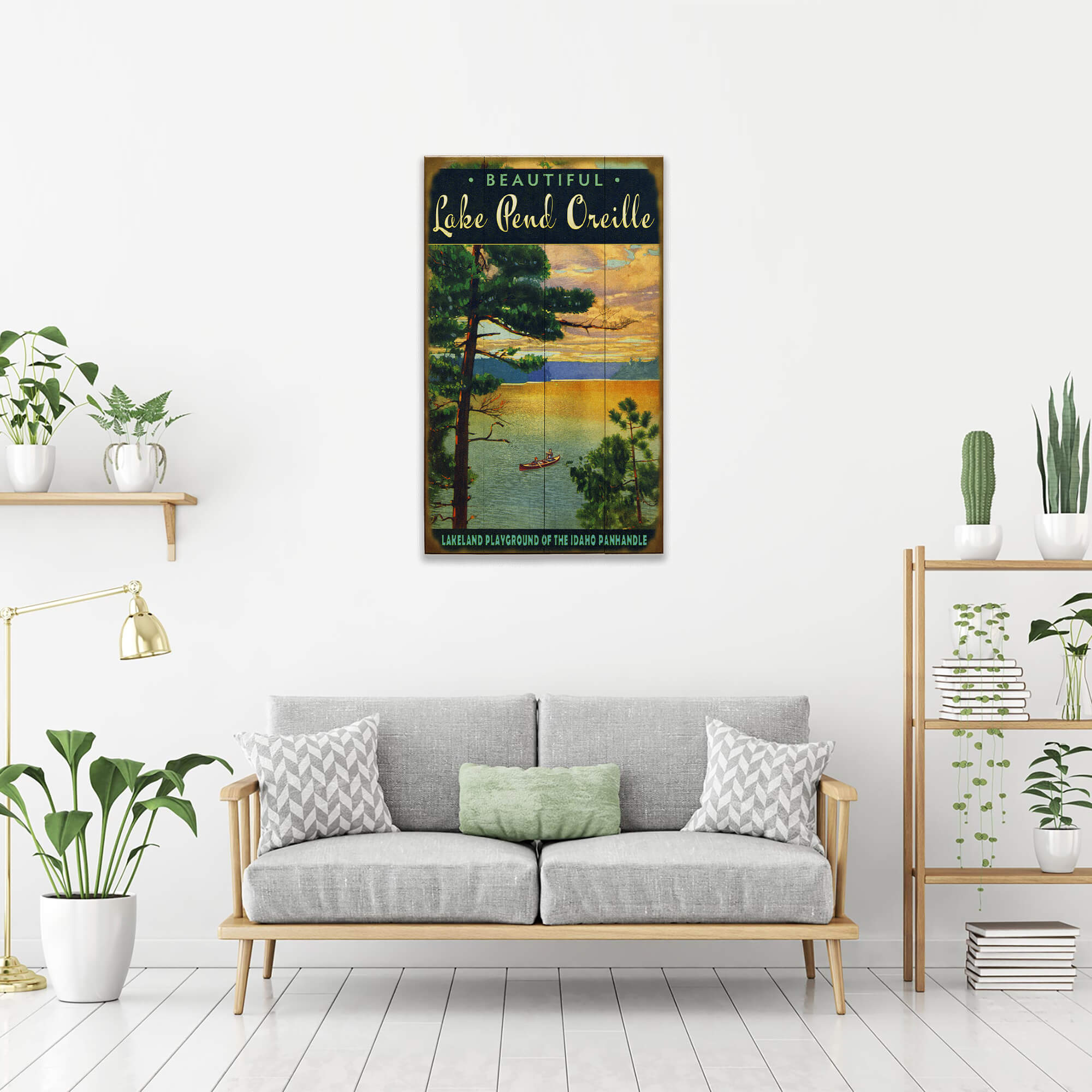 Lakeland Playground - Wood & Metal Wall Art
