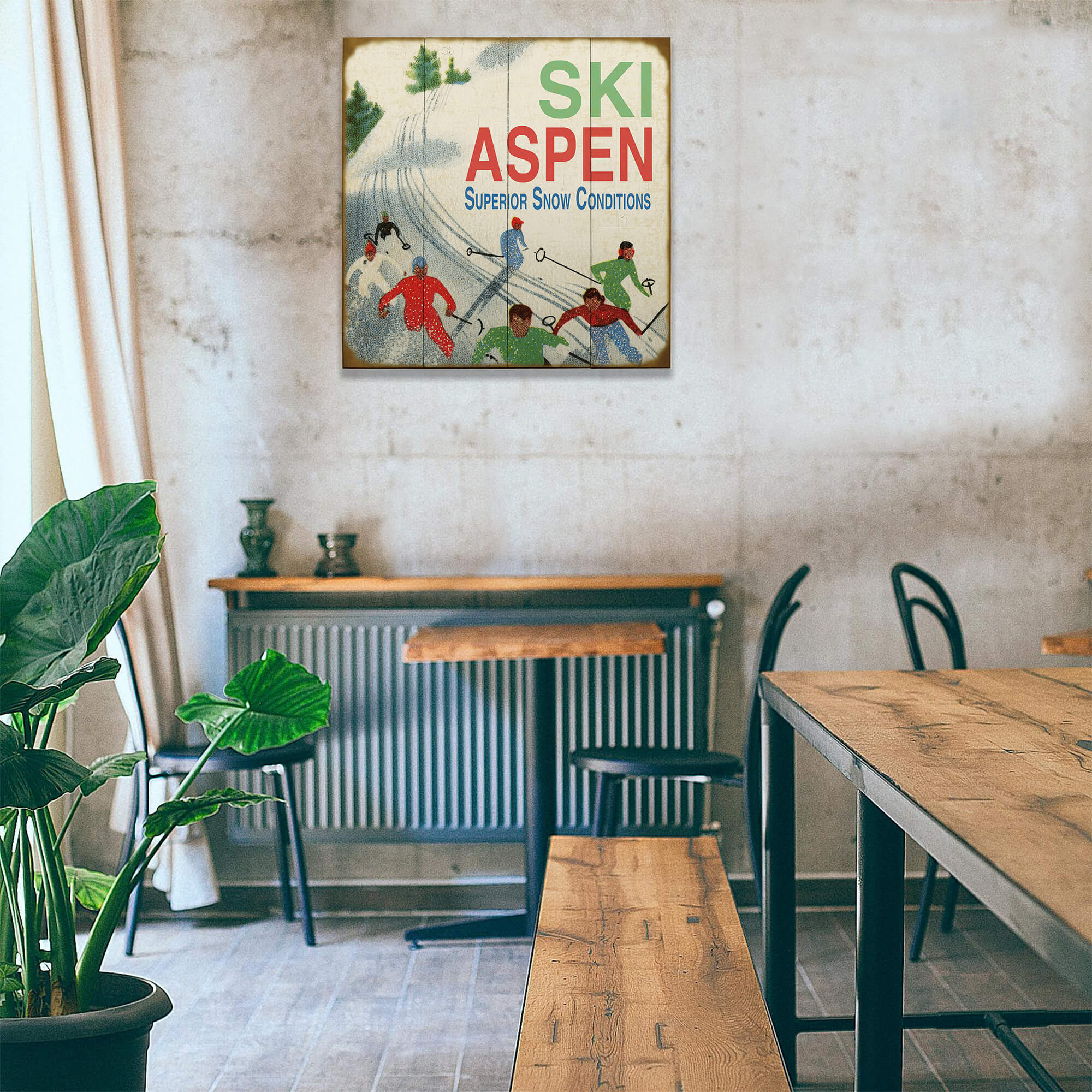 Superior Snow Conditions - Wood & Metal Wall Art