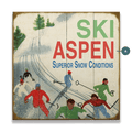 Superior Snow Conditions - Wood & Metal Wall Art
