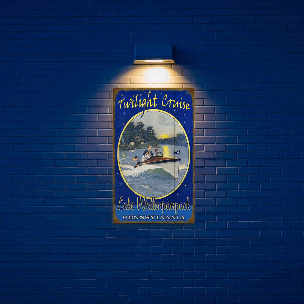Twilight Cruise - Wood & Metal Wall Art