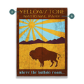 Where the Buffalo Roam - Wood & Metal Wall Art
