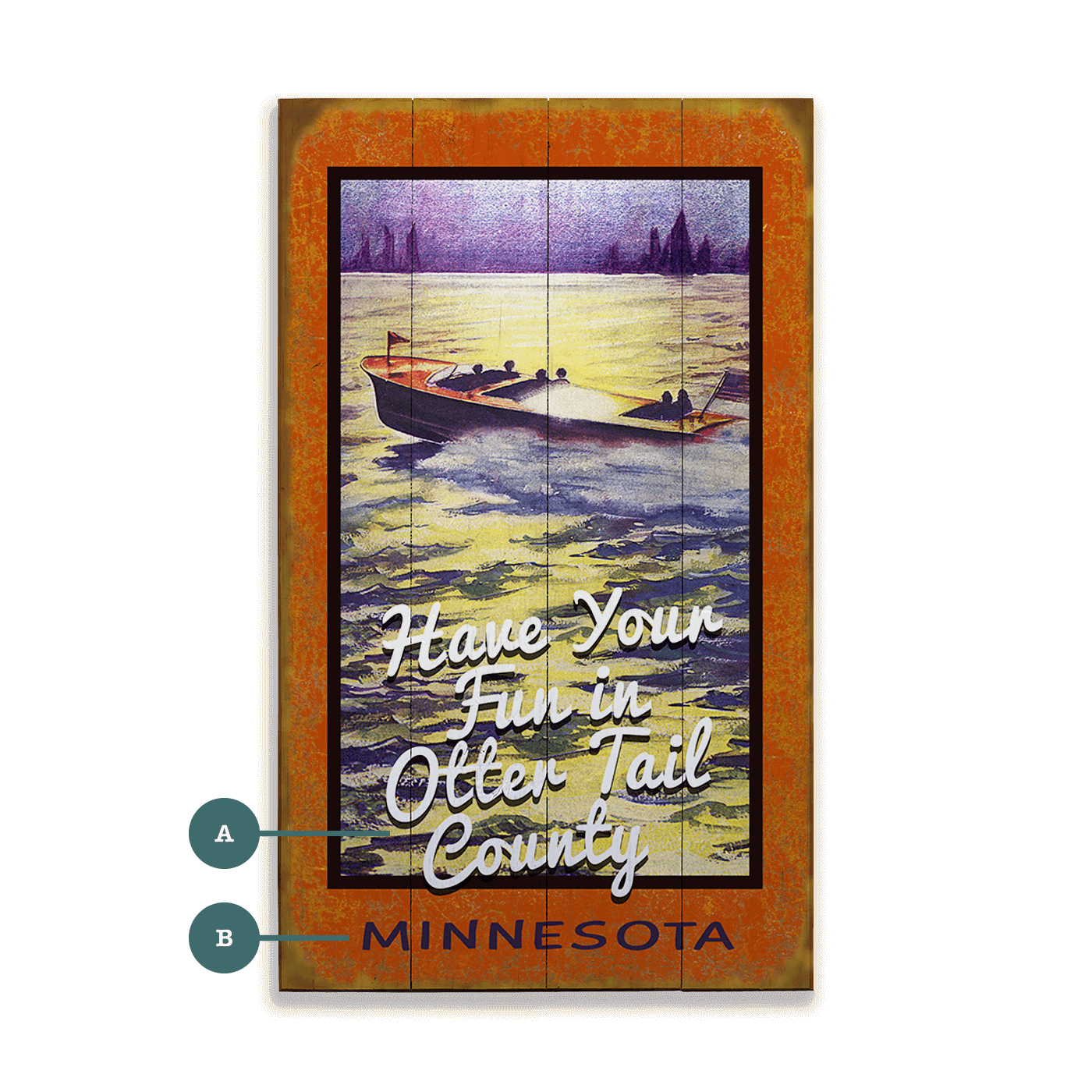 Have Your Fun on the Water - Wood & Metal Wall Art