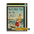 Make More Time for the Lake - Wood & Metal Wall Art