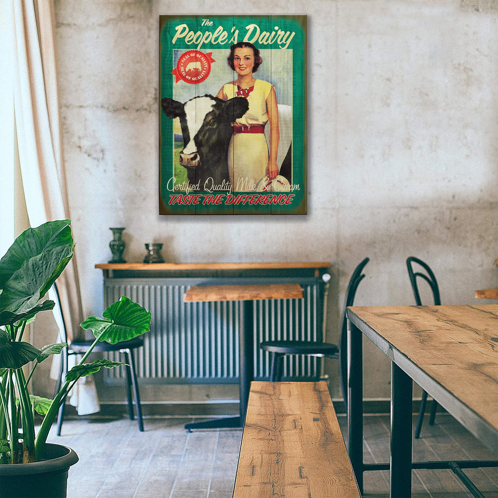 Taste the Difference - Wood & Metal Wall Art