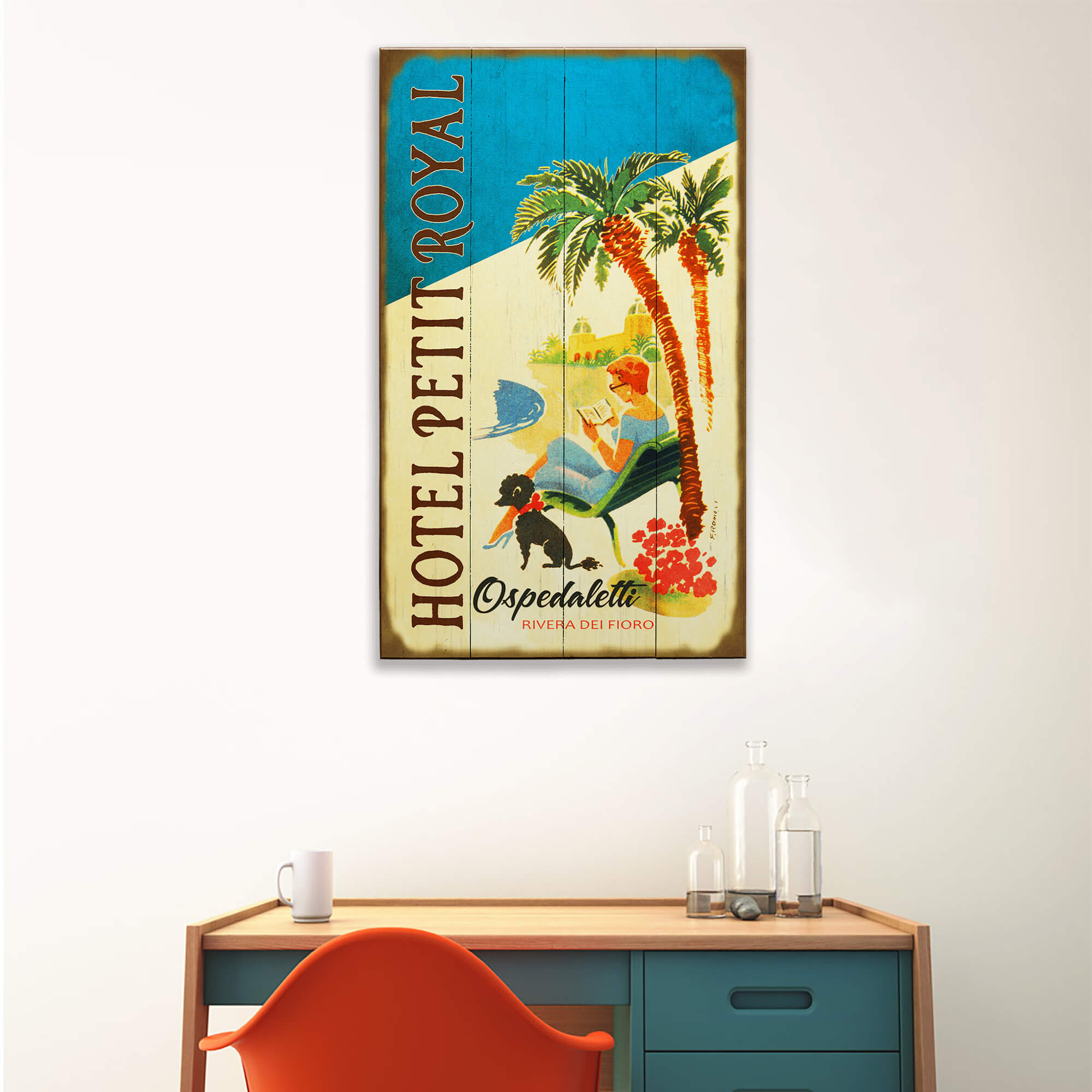 Hotel Petit Royal - Wood & Metal Wall Art