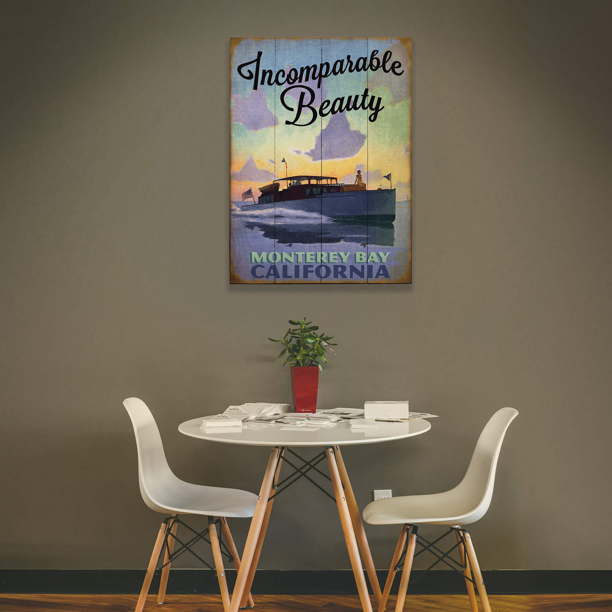 Incomparable Beauty - Wood & Metal Wall Art