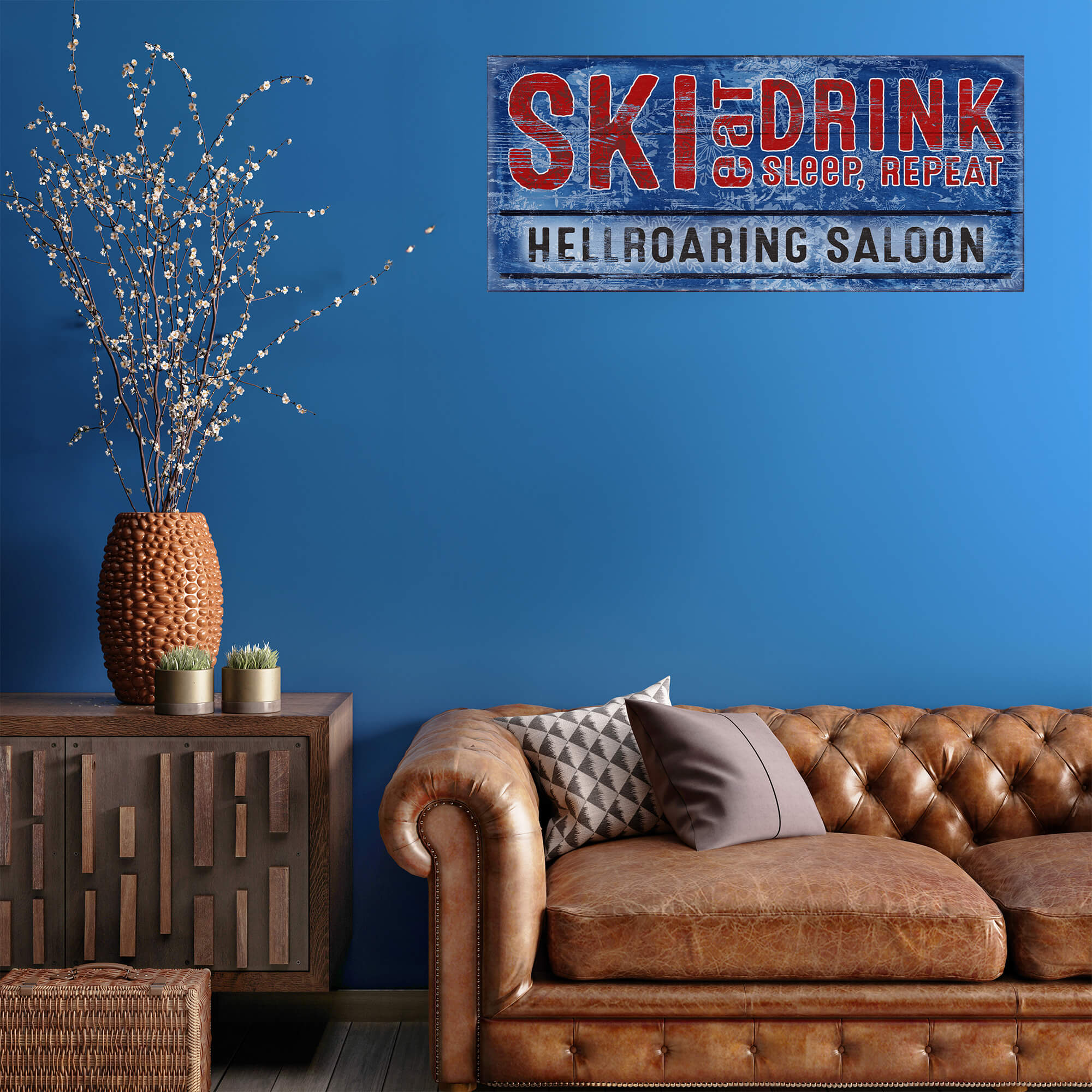 Après-Ski Rituals: Personalized - Wood & Metal Wall Art