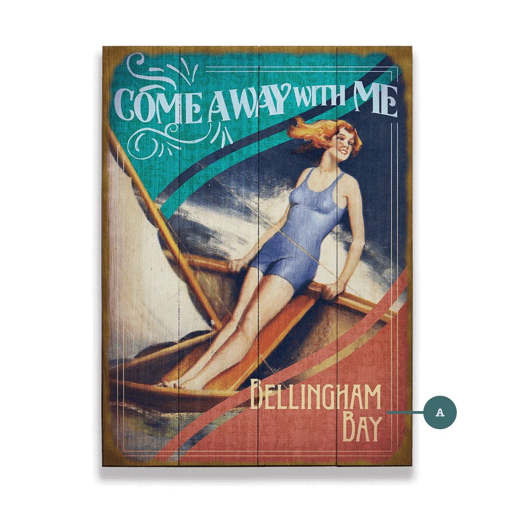 Come Away With Me - Wood & Metal Wall Art