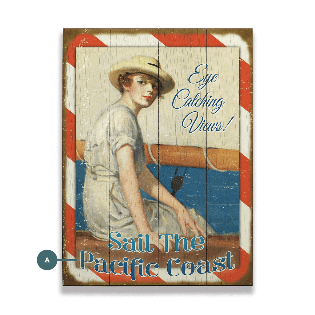 Eye Catching Views - Wood & Metal Wall Art
