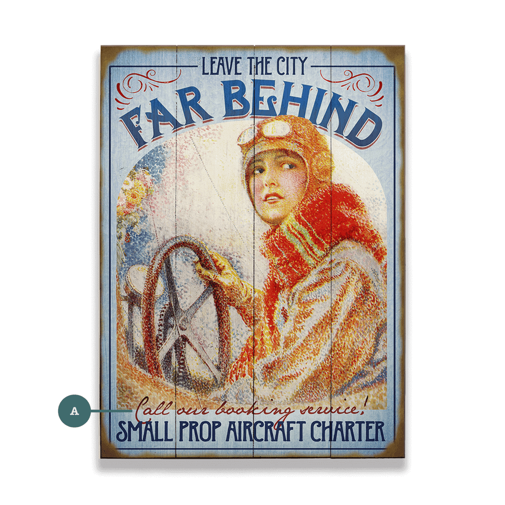 Leave the City Far Behind - Wood & Metal Wall Art