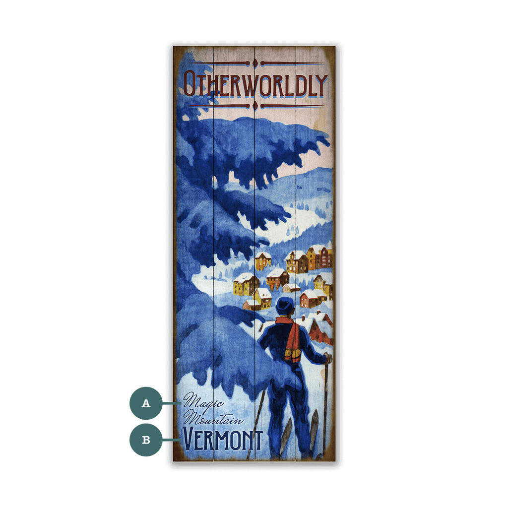 Otherworldly - Wood & Metal Wall Art