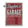 Auto Repair Garage Sign - Wood & Metal Wall Art