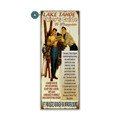 Skier's Guide to Etiquette: Personalized - Wood & Metal Wall Art