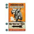 Weekend Racer - Wood & Metal Wall Art