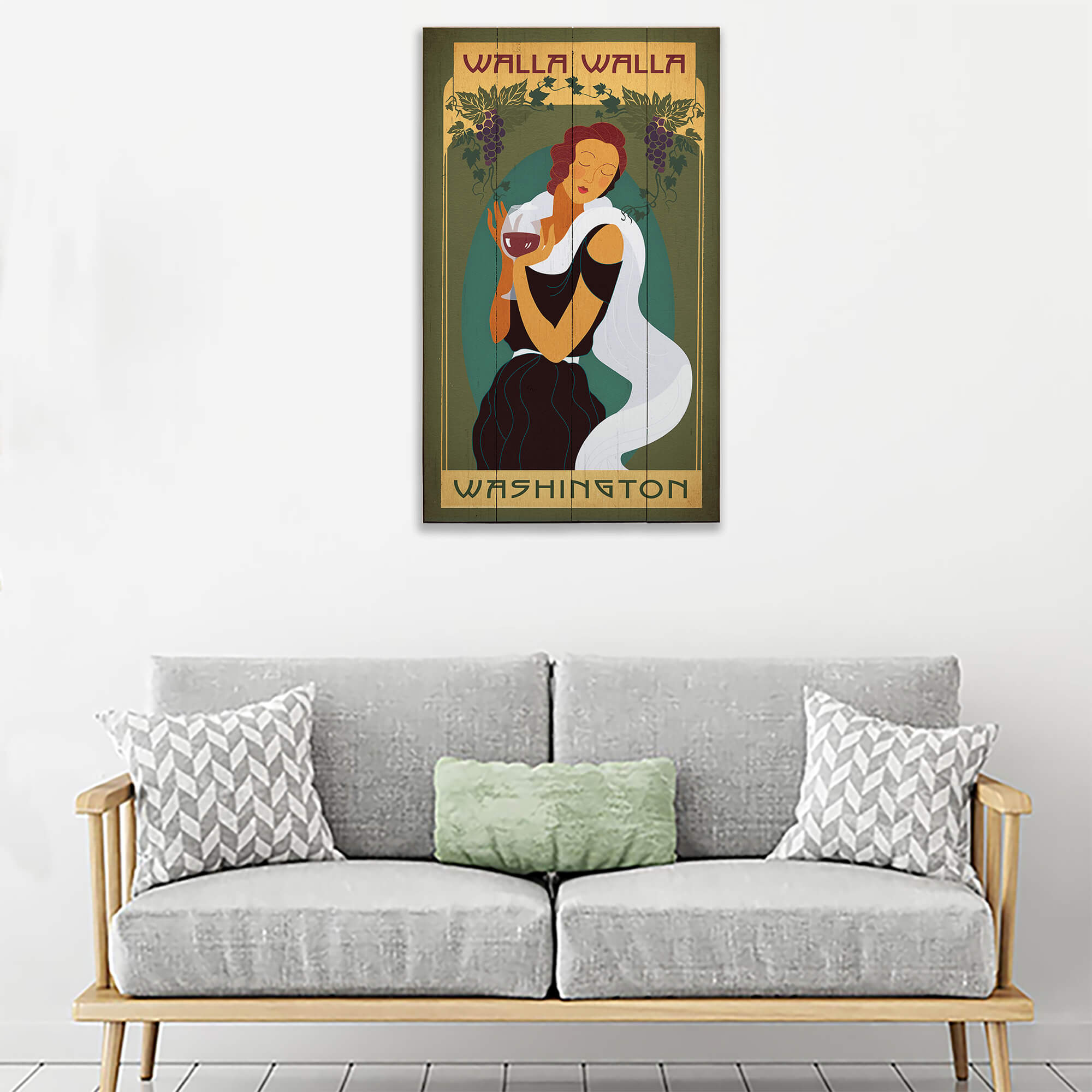 Wine is Bliss - Wood & Metal Wall Art