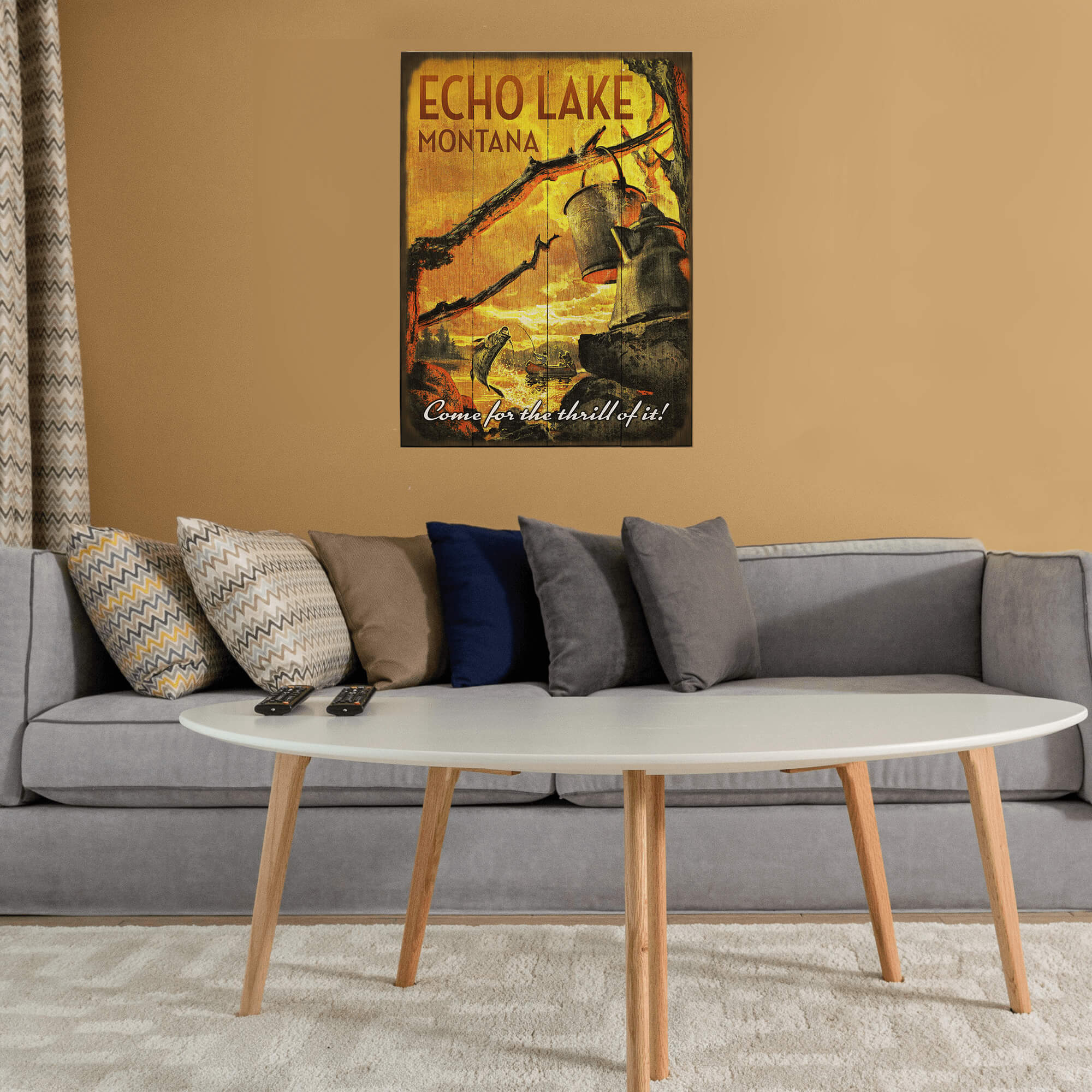 For the Thrill of It! - Wood & Metal Wall Art