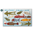 Lake Life Lures - Wood & Metal Wall Art