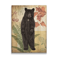 Wildwood Fern Bear - Wood & Metal Wall Art