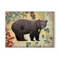 Wildwood Berry Bear - Wood & Metal Wall Art