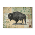 Wildwood Bison - Wood & Metal Wall Art