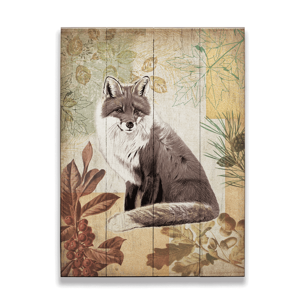 Wildwood Fox - Wood & Metal Wall Art
