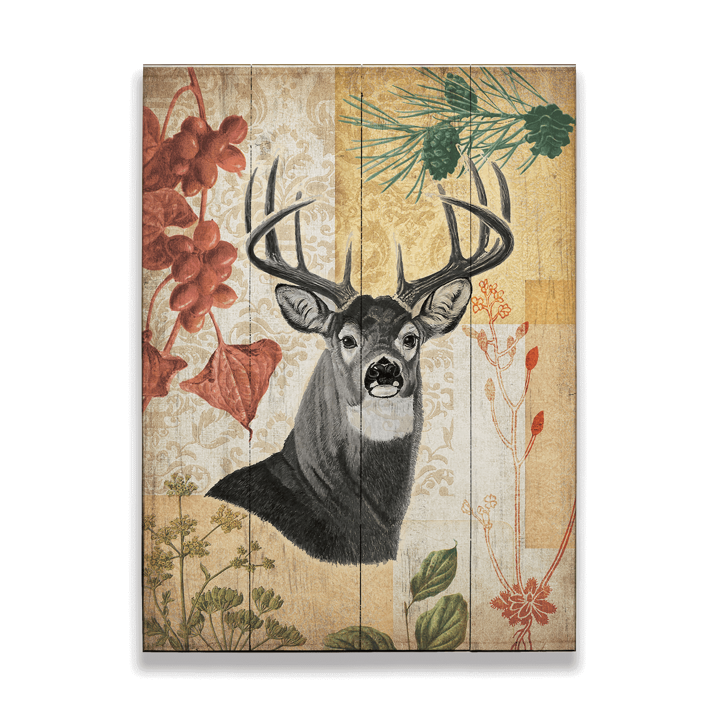 Wildwood Whitetail - Wood & Metal Wall Art