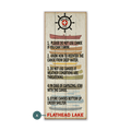Small Craft Safety - Wood & Metal Wall Art
