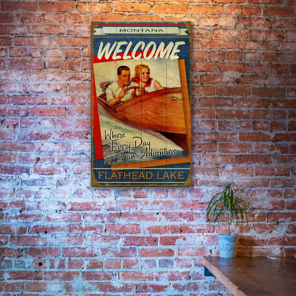 Where Every Day is an Adventure: Version 2 - Wood & Metal Wall Art