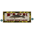 Catch of the Day Freshwater Fishing Sign Wall Decor