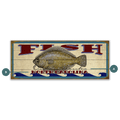Catch of the Day Saltwater Fishing Sign Wall Decor