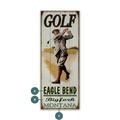 Golf at Eagle Bend - Wood & Metal Wall Art