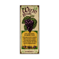 Wine Bar: Generic - Wood & Metal Wall Art