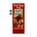 Clunk Thud Ping - Dad's Garage - Wood & Metal Wall Art