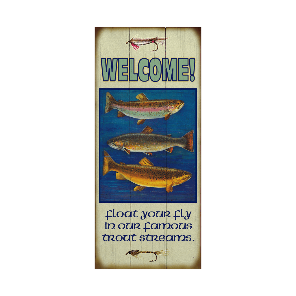 Float Your Fly: Generic - Wood & Metal Wall Art