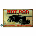 Hot Rod Spoken Here - Wood & Metal Wall Art