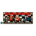 Racing is in My Blood - Wood & Metal Wall Art