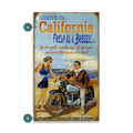 Motorcycle Touring - Wood & Metal Wall Art