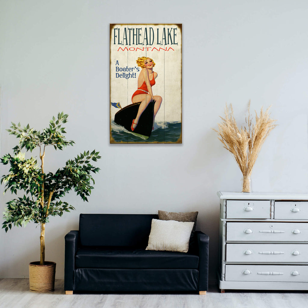 A Boater's Delight - Wood & Metal Wall Art