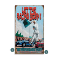 Let the Racing Begin! - Wood & Metal Wall Art