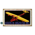 Aviation Charters - Wood & Metal Wall Art