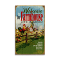 Welcome to our Farmhouse: Generic - Wood & Metal Wall Art
