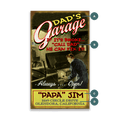 Dad's Garage - Wood & Metal Wall Art