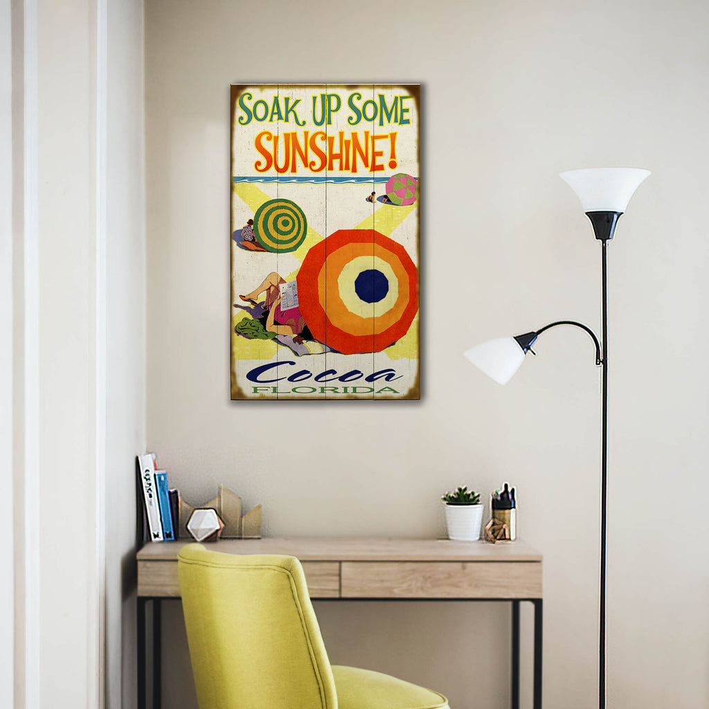 Soak Up Some Sunshine! - Wood & Metal Wall Art